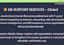 provide customer success and human resource services